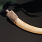 Antique Nickel Silver Boar Tusk Pendant