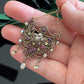 Antique Victorian Ruby Seed Pearl Gold & Silver Pendant Brooch