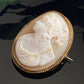 Victorian Neoclassical Hera Carved Shell Cameo